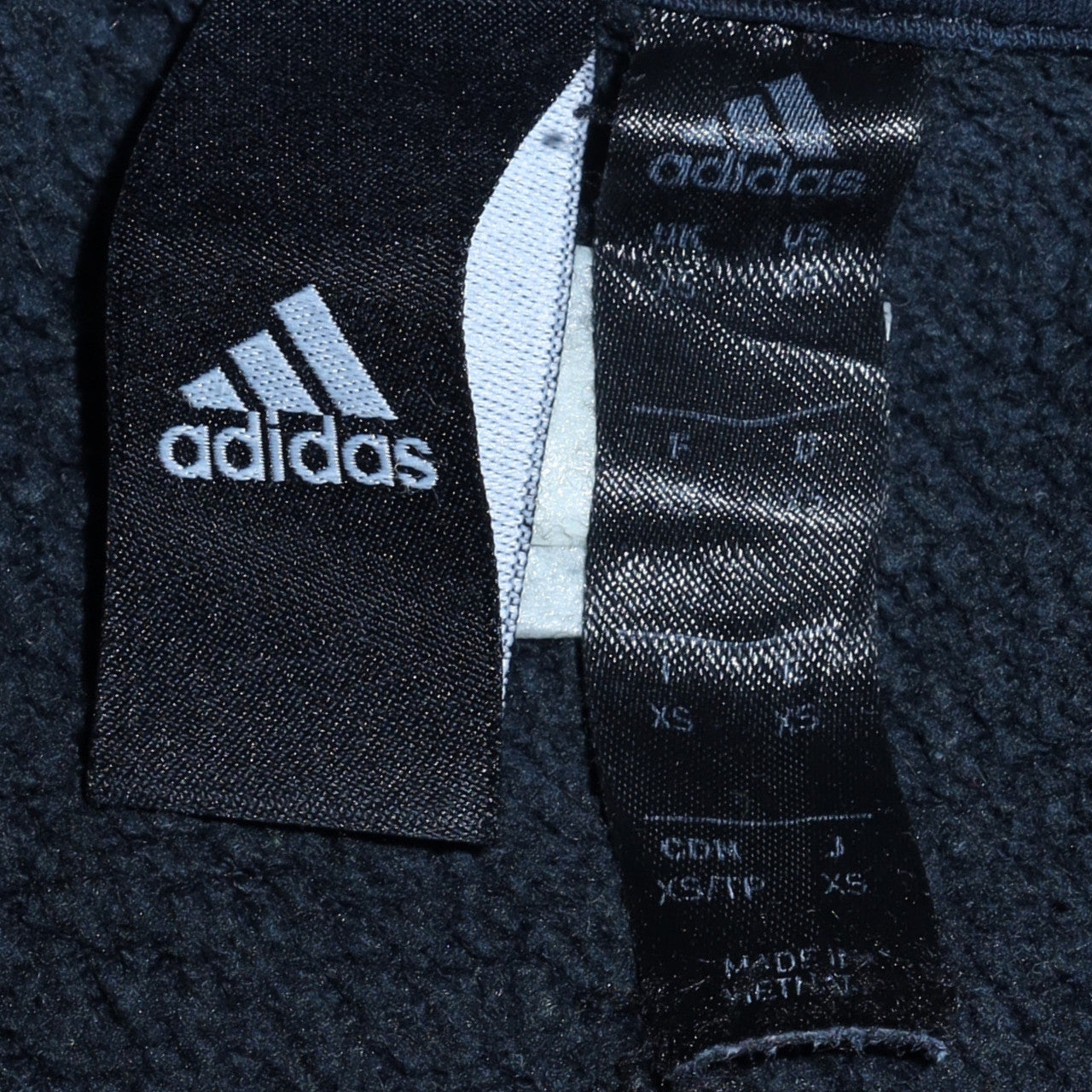 Adidas Men's Black XS Crew Neck Pullover Sweatshirt Sportswear