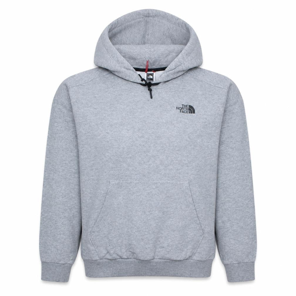 The North Face Womens Grey Pullover Hoodie L Cotton Blend