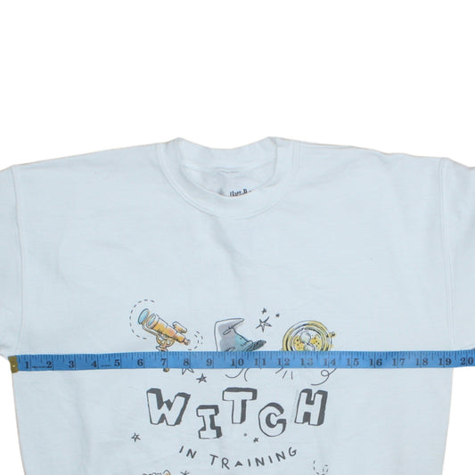 Harry Potter Womens White XL Pullover Sweatshirt Witch In Training