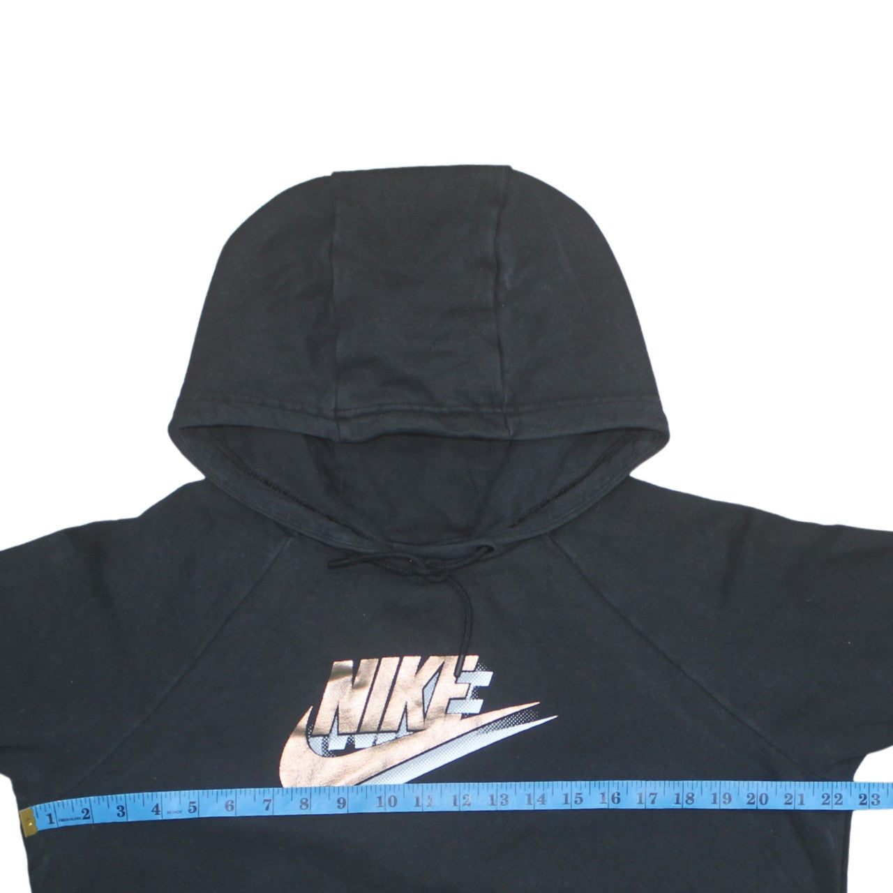 Nike Women's Black Pullover Hoodie M Logo Print Sportswear