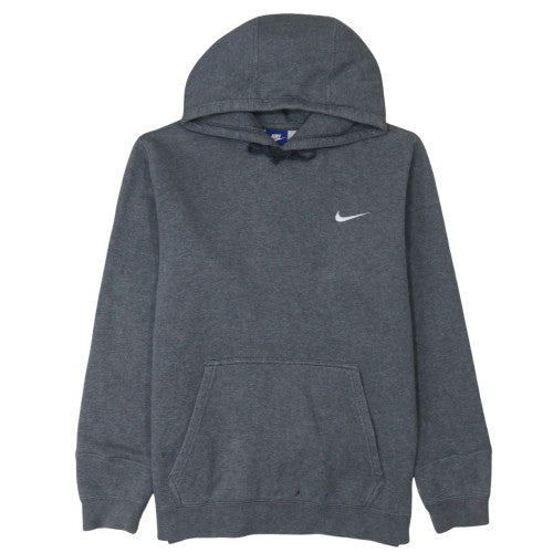 Nike Men's Grey Pullover Hoodie M Regular Fleece Sweatshirt