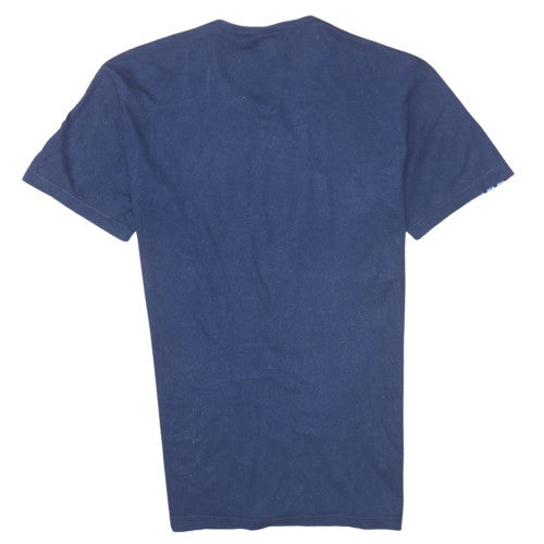 Adidas Men's Navy Blue Short Sleeve Crew Neck Sports T-Shirt Size L