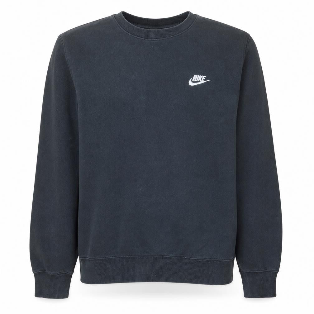 Nike Men's Black Small Pullover Crew Neck Fleece Sweatshirt