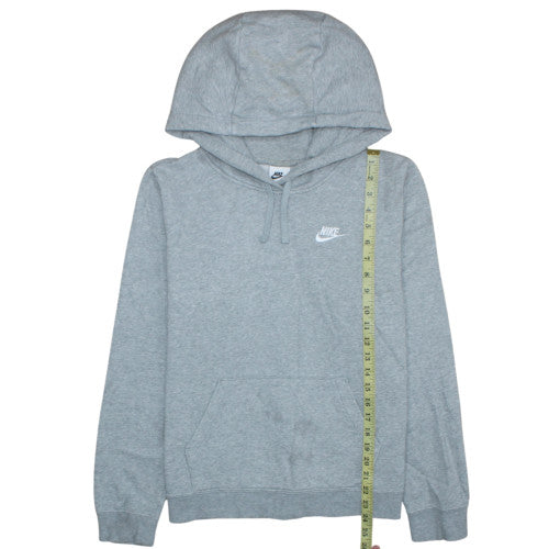 Nike Mens Grey Pullover Hoodie M Lightweight Fleece Sportswear