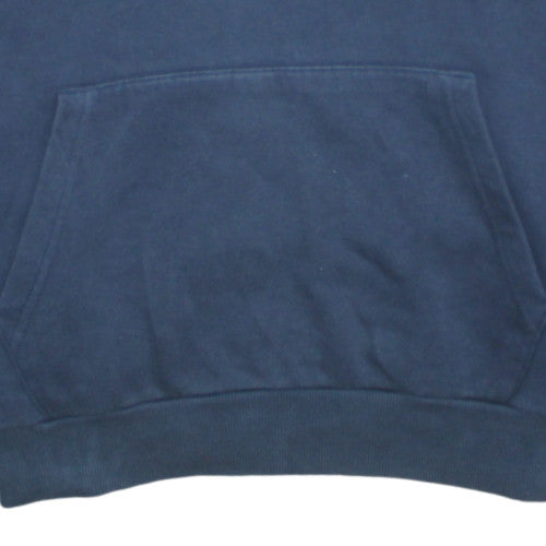 Converse Men's Navy Blue Pullover Hoodie Size L Cotton Blend