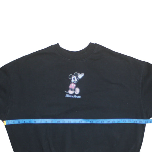 Disney Mickey Mouse Black Women's M 12-14 Sweatshirt by George