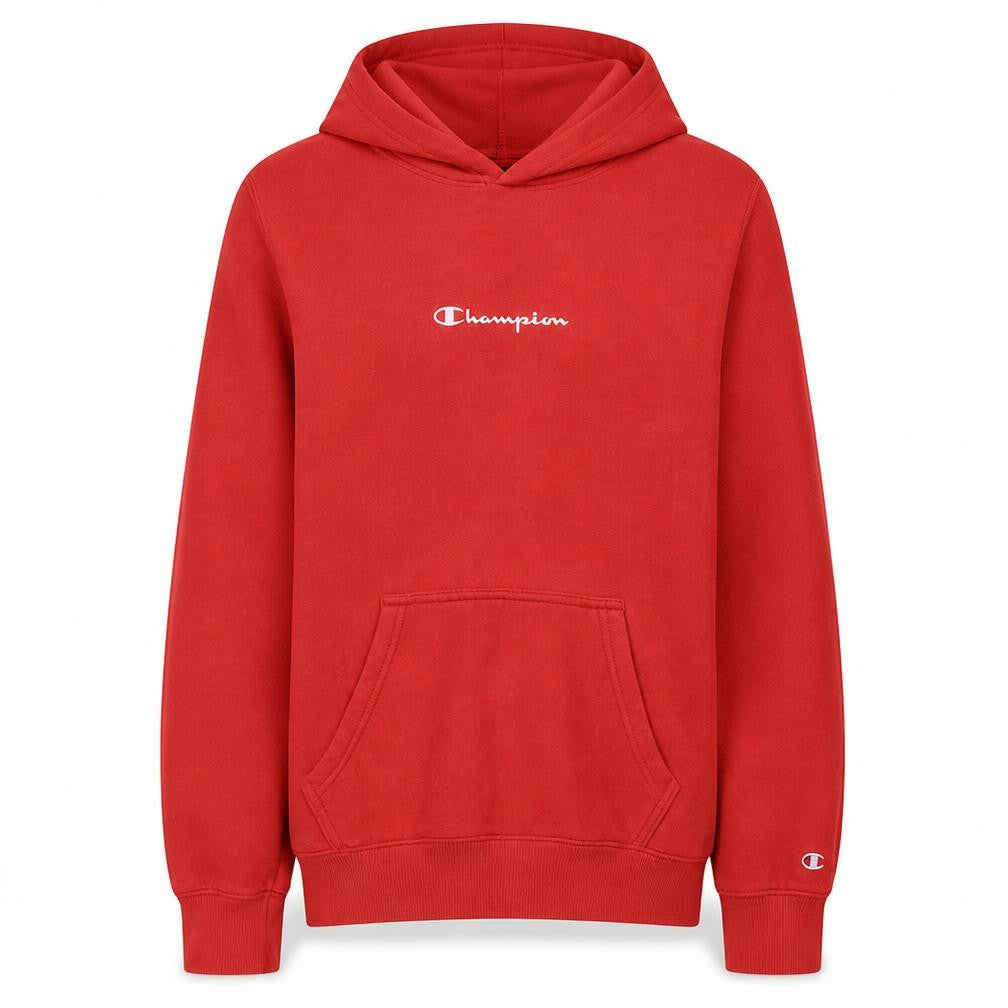 Champion Men's Red Pullover Hoodie XS Fleece Logo Sweatshirt