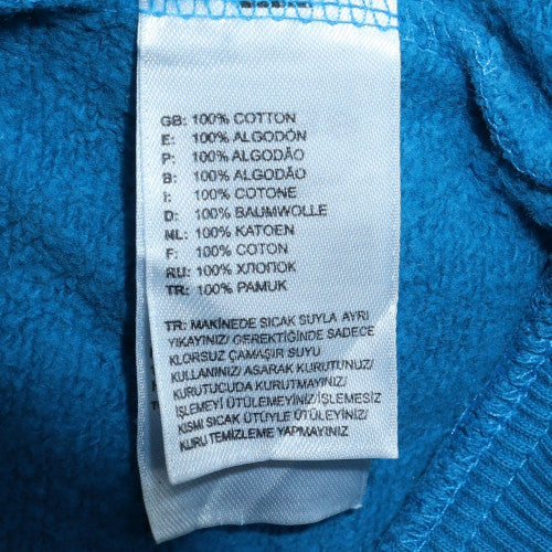 The North Face Women's Blue Full Zip Hoodie Size S 100% Cotton