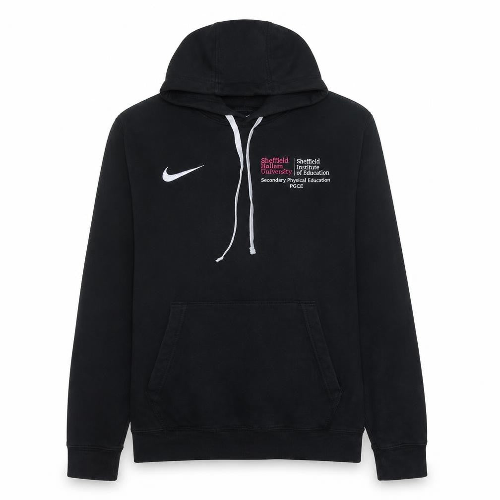 Nike Men's Black Hoodie Size S Pullover Embroidered University Logo