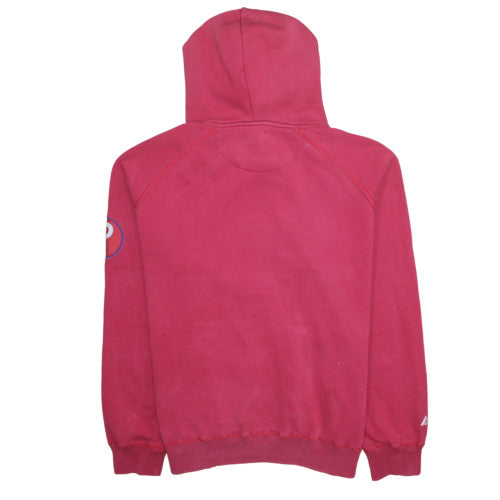Majestic Athletic Womens Red Phillies Hoodie Size M Pullover