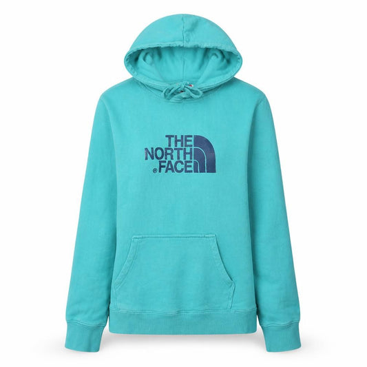 The North Face Womens Blue Pullover Hoodie Size S 100% Cotton