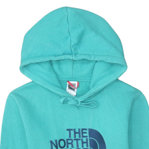 The North Face Womens Blue Pullover Hoodie Size S 100% Cotton