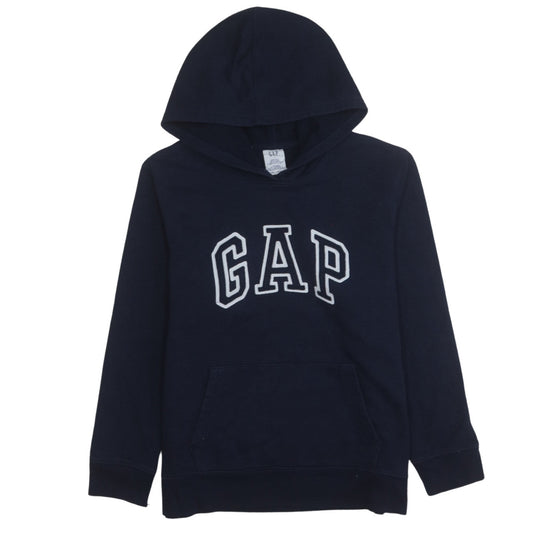 GAP Men’s Blue Pullover Hoodie L Logo Fleece Sweatshirt