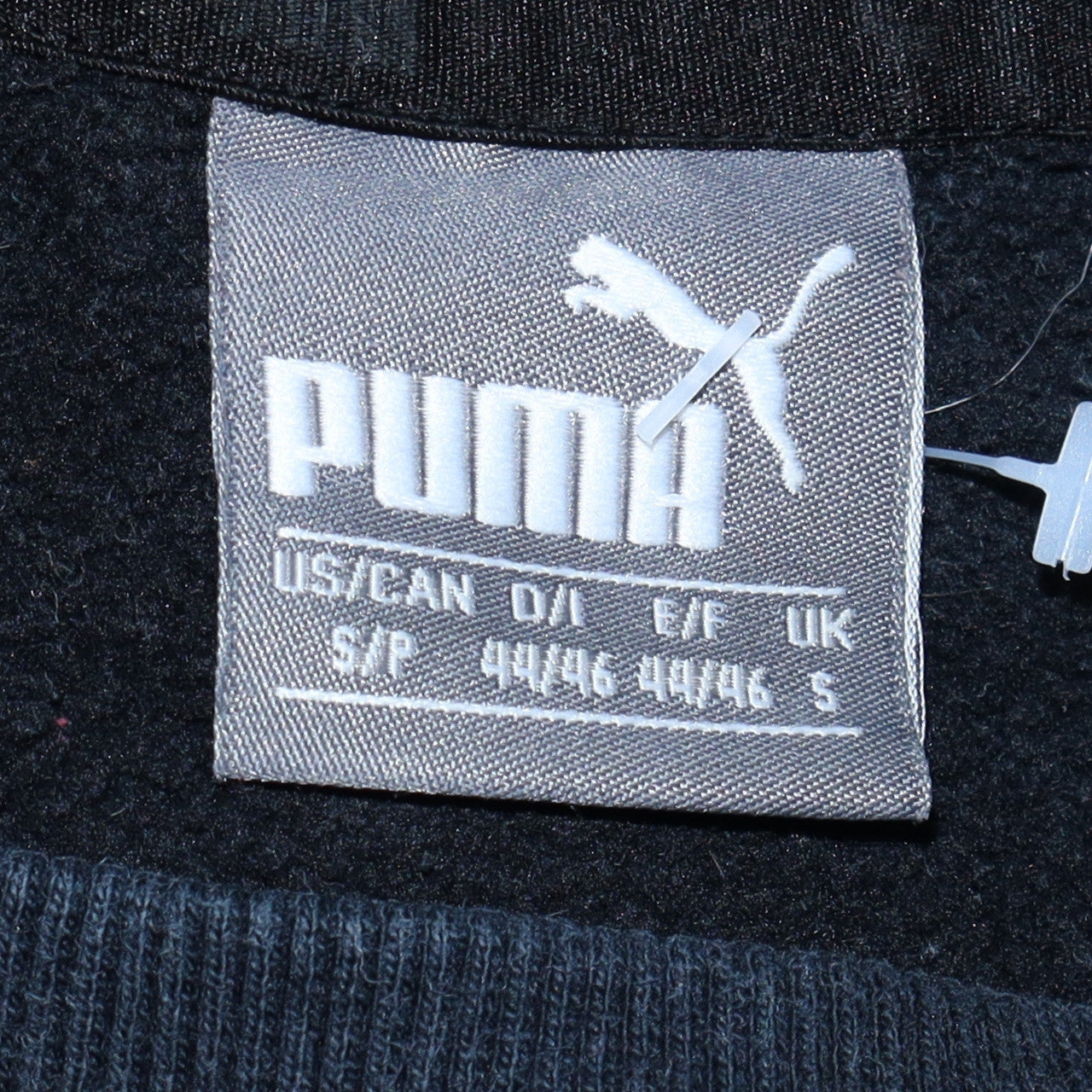 Puma Men's Black Small Crew Neck Pullover Sweatshirt