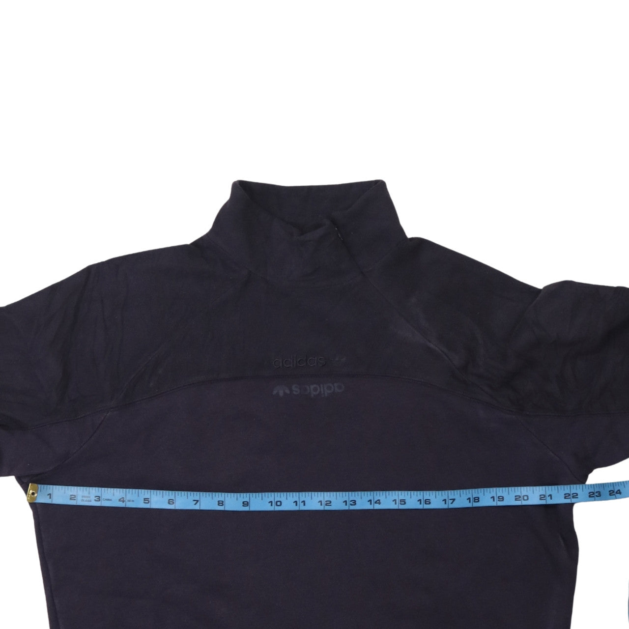 Adidas Men's Blue Pullover Sweatshirt Size S High Neck Sportswear