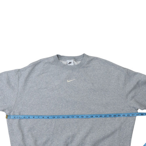 Nike Men’s Grey Pullover Crew Neck Sweatshirt L Regular Fit