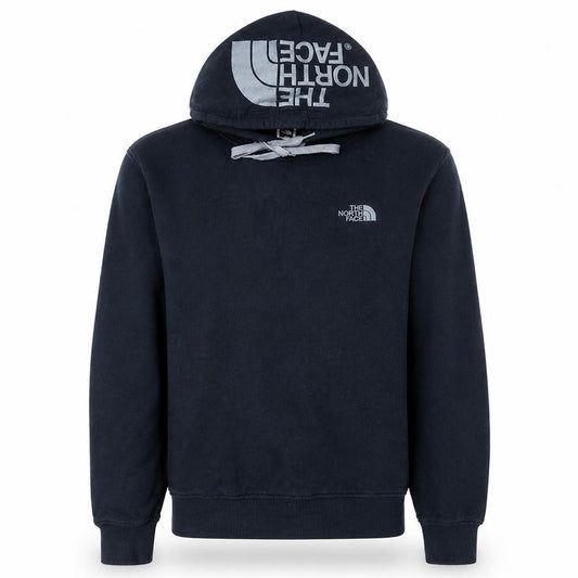 The North Face Men's Blue Pullover Hoodie Medium Fleece