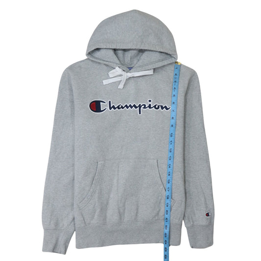 Champion Men's Grey Pullover Hoodie Large Sports Style