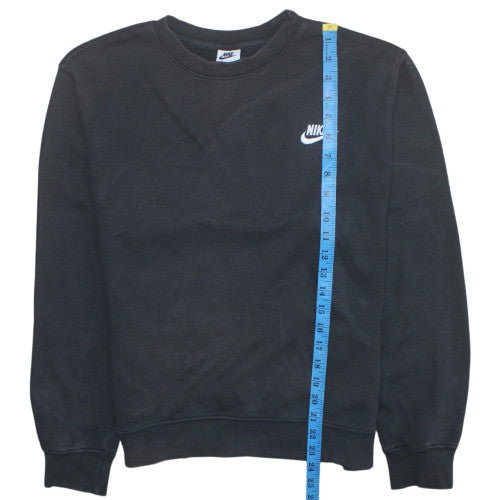 Nike Men's Black Small Crew Neck Pullover Sweatshirt