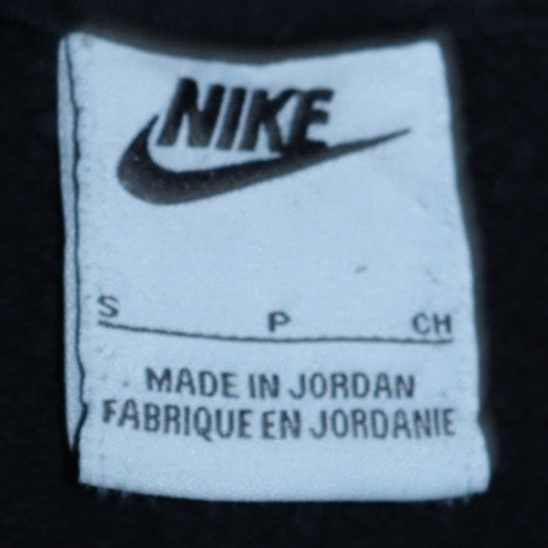 Nike Men's Black Small Crew Neck Pullover Sweatshirt