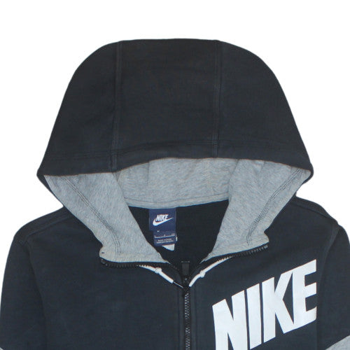 Nike Men's Black Full Zip Hoodie Small Sports Fleece Jacket