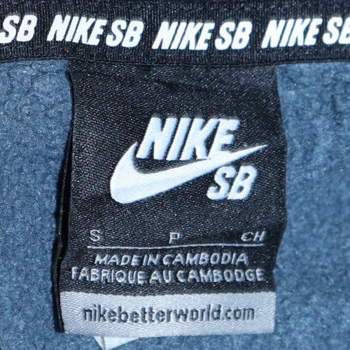 Nike SB Men's Blue Pullover Hoodie Size S Regular Fit Skate Style