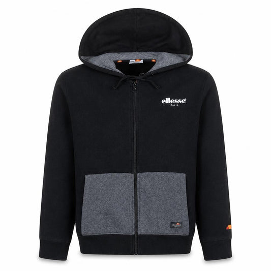 Ellesse Men's Black Full Zip Hoodie S Regular Logo Style