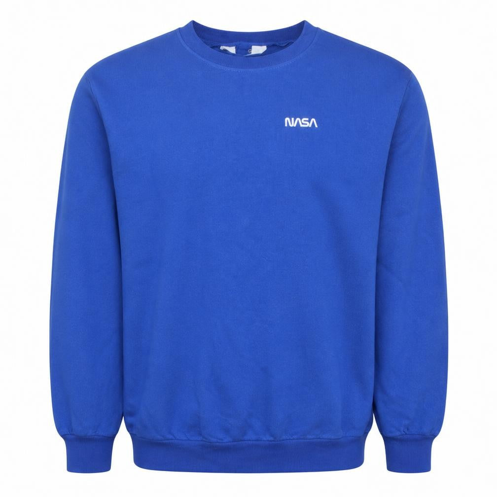 H&M NASA Blue Crew Neck Teens Pullover Sweatshirt Size S
