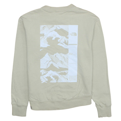 The North Face Womens Beige Crew Neck Pullover Sweatshirt S