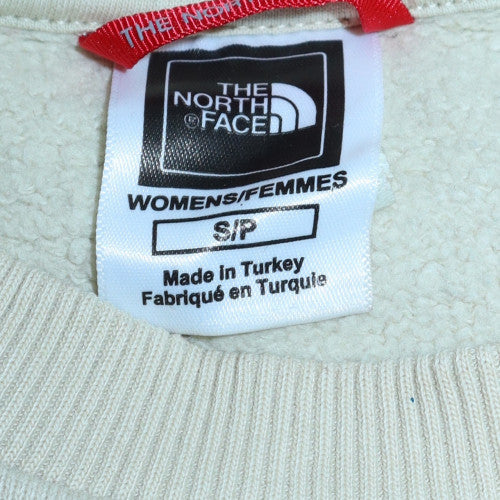 The North Face Womens Beige Crew Neck Pullover Sweatshirt S