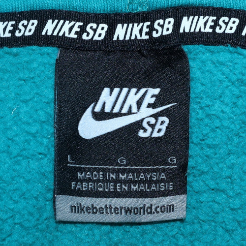 Nike SB Men's Blue Pullover Hoodie Size L Regular Fit Fleece