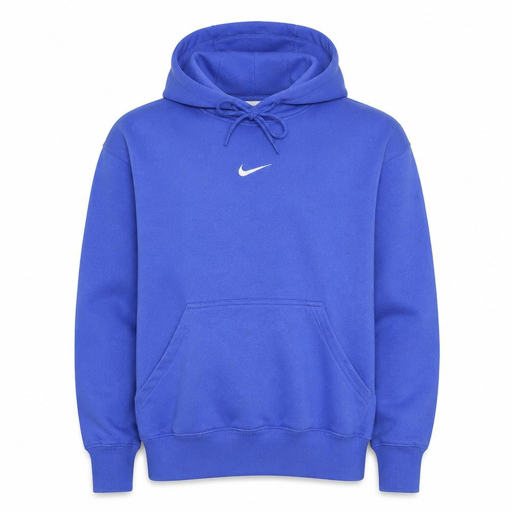 Nike Men's Blue XS Pullover Hoodie Cotton Blend Logo Sweatshirt