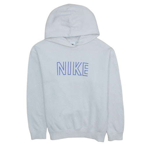 Nike Teens White Pullover Hoodie XL Fleece Graphic Sportswear