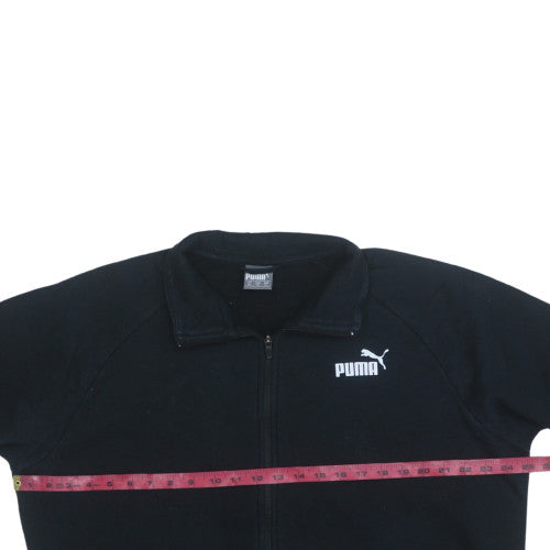 Puma Men's Black Full Zip Fleece Sweatshirt XL