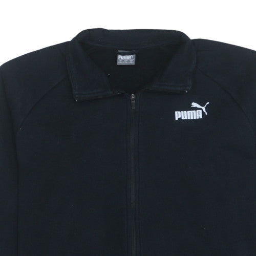 Puma Men's Black Full Zip Fleece Sweatshirt XL