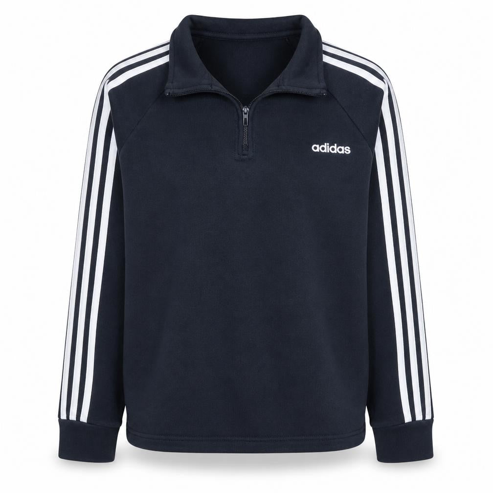 Adidas Women's Black 1/4 Zip Long Sleeve Sweatshirt Size M