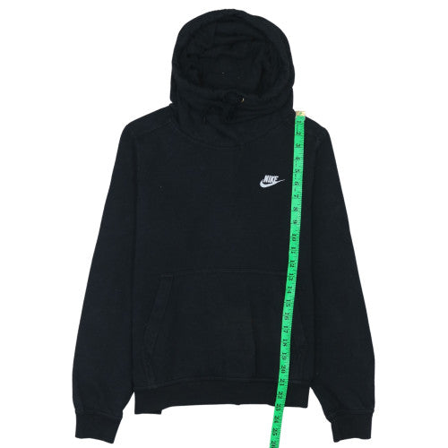 Nike Men's Black Pullover Hoodie M Regular Fit Fleece Sweatshirt