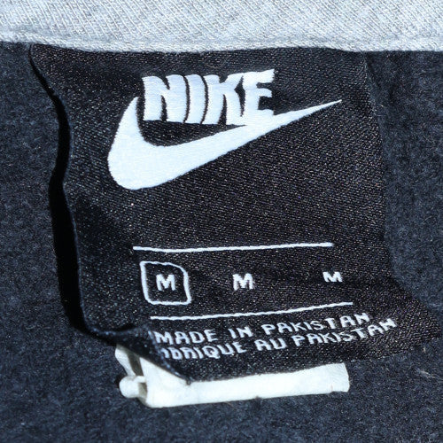 Nike Men's Black Pullover Hoodie M Regular Fit Fleece Sweatshirt