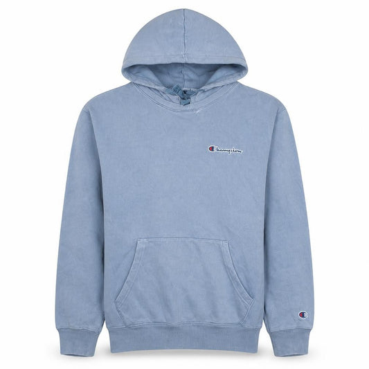Champion Men's Blue Pullover Hoodie Medium Regular Fit
