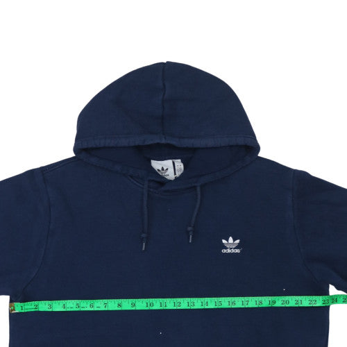 Adidas Men's Blue Pullover Hoodie Size L Fleece Sportswear