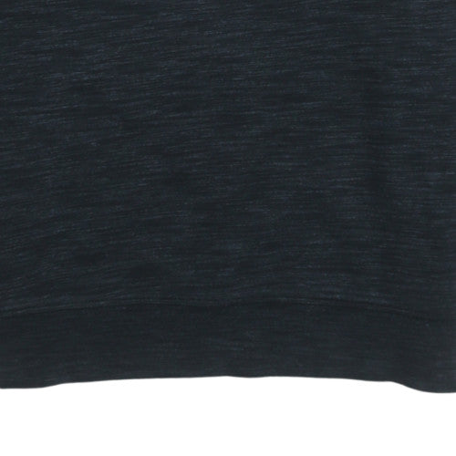 Reebok Mens Black M Pullover Crew Neck Logo Sweatshirt