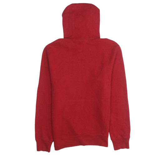 FILA Men's Red Pullover Hoodie Size S Regular Fit Fleece Sweatshirt