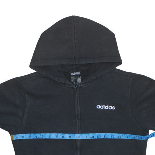 adidas Men's Black Full Zip Hoodie Size S Sports Fleece