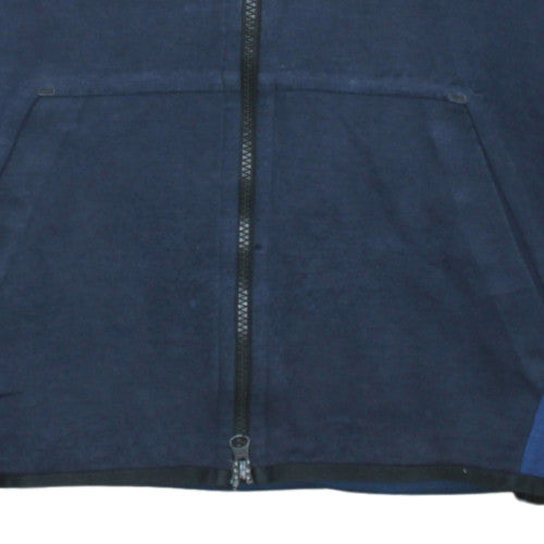 Nike Men's Blue Full Zip Hoodie Size S Cotton Blend Sportswear