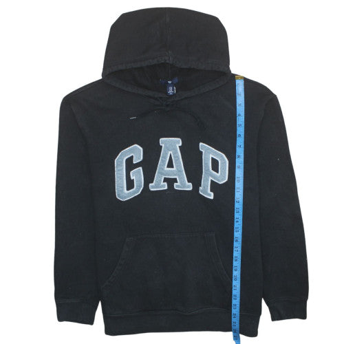 GAP Men's Black XL Pullover Hoodie Classic Logo Fleece Cotton Blend