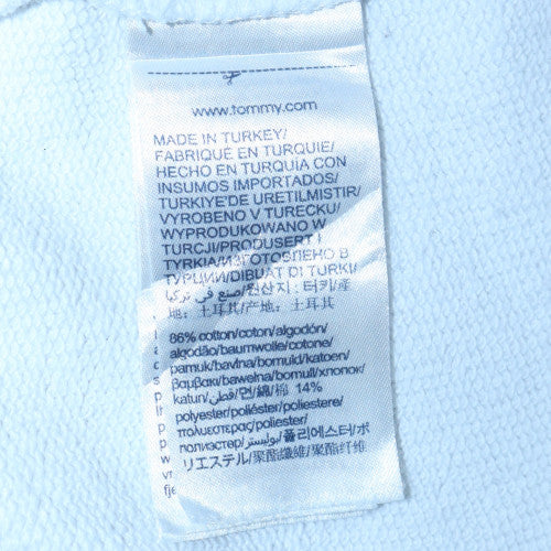 Tommy Hilfiger Mens White XL 1/4 Zip Sweatshirt Regular Fit