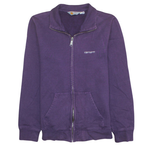 Carhartt Men's Purple Full Zip Cotton Sweatshirt S