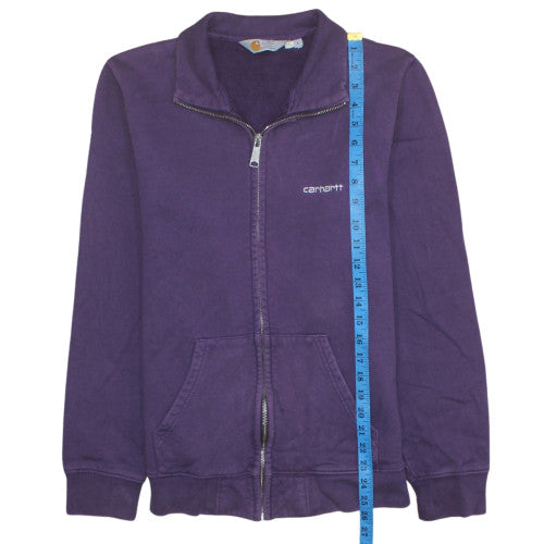 Carhartt Men's Purple Full Zip Cotton Sweatshirt S
