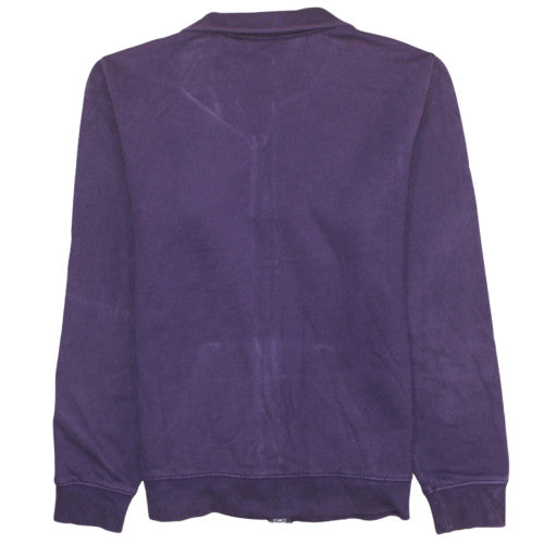 Carhartt Men's Purple Full Zip Cotton Sweatshirt S
