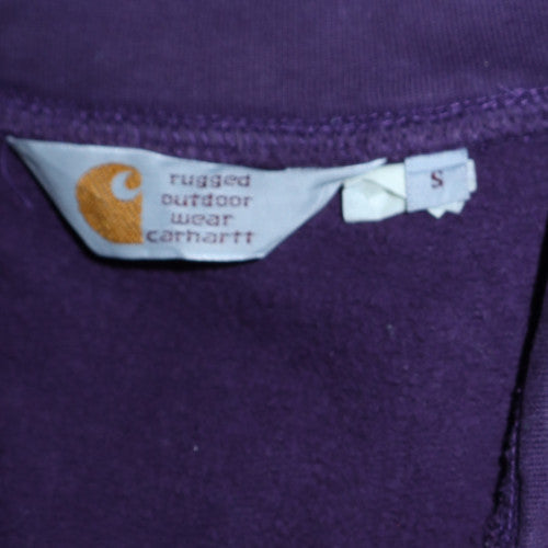 Carhartt Men's Purple Full Zip Cotton Sweatshirt S